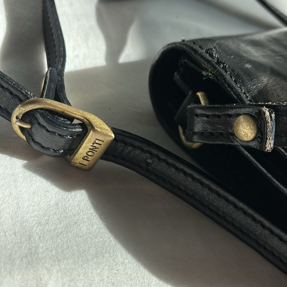 Il Ponti Firenze black leather mini crossbody bag - Picture 3 of 9